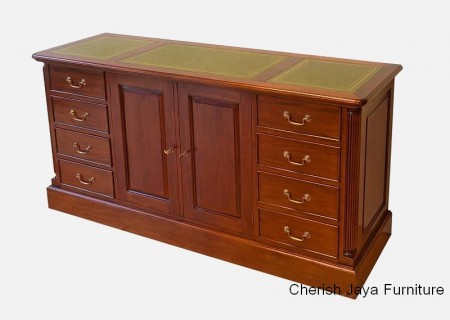 Code: BU 100-ML  Name: Side Board Size: W=180 x D=50 x H=90  Wood: Solid Mahogany